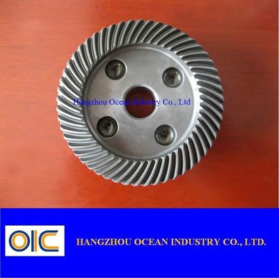 20° Pressure Angle Spiral Bevel Gear 4 Inches Anti-Oil Surface for High Torque Transmission サプライヤー