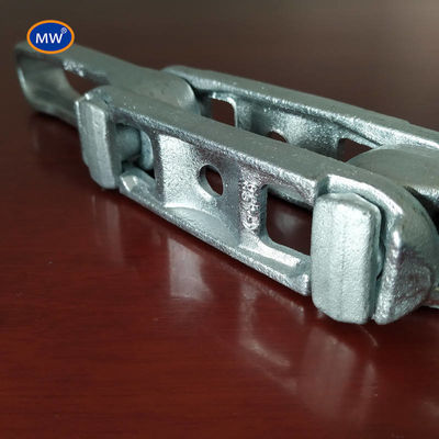 Pin Diameter 0.75 Inch Drop Forged Rivetless Chain High Strength Link Length 25 Inches Durable Industrial Conveyor Chain サプライヤー