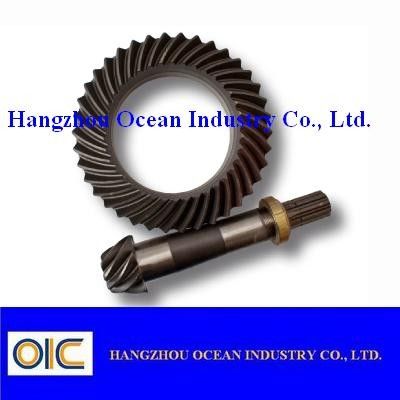 High Hardness 58-62 HRC Crown Wheel and Pinion for Automotive Industry Heat Treatment Quenching サプライヤー