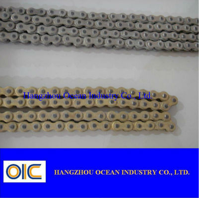 8000 Lbs Tensile Strength Motorcycle Chains 9.53 Mm Outer Width Lightweight and Durable Design サプライヤー