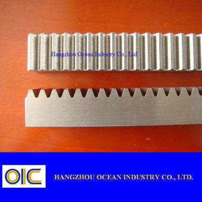 Steel Sliding Gate Gear Rack Silver Module M4 Corrosion Resistant Finish Providing Long Term Reliability and Performance